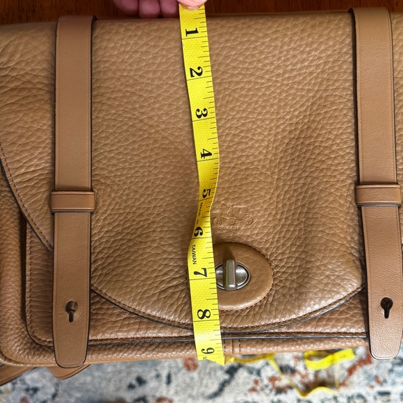 Coach Tan Leather Crossbody Bag - Picture 8 of 9